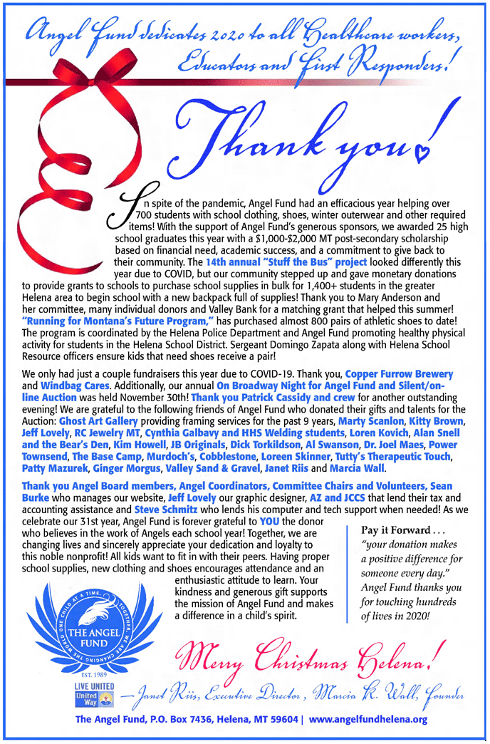 2020 Thank You